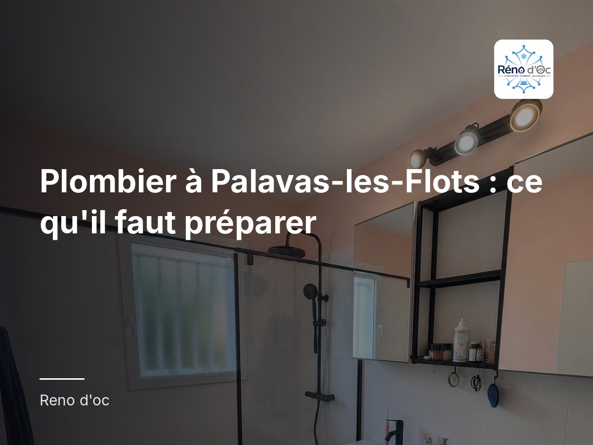 Plombier à Palavas-les-Flots : ce qu'il faut préparer